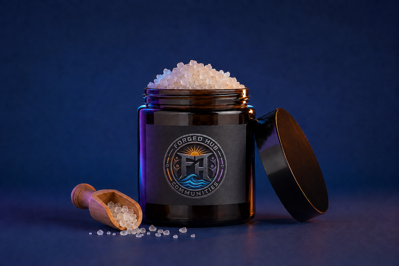 Mineral bath salts
